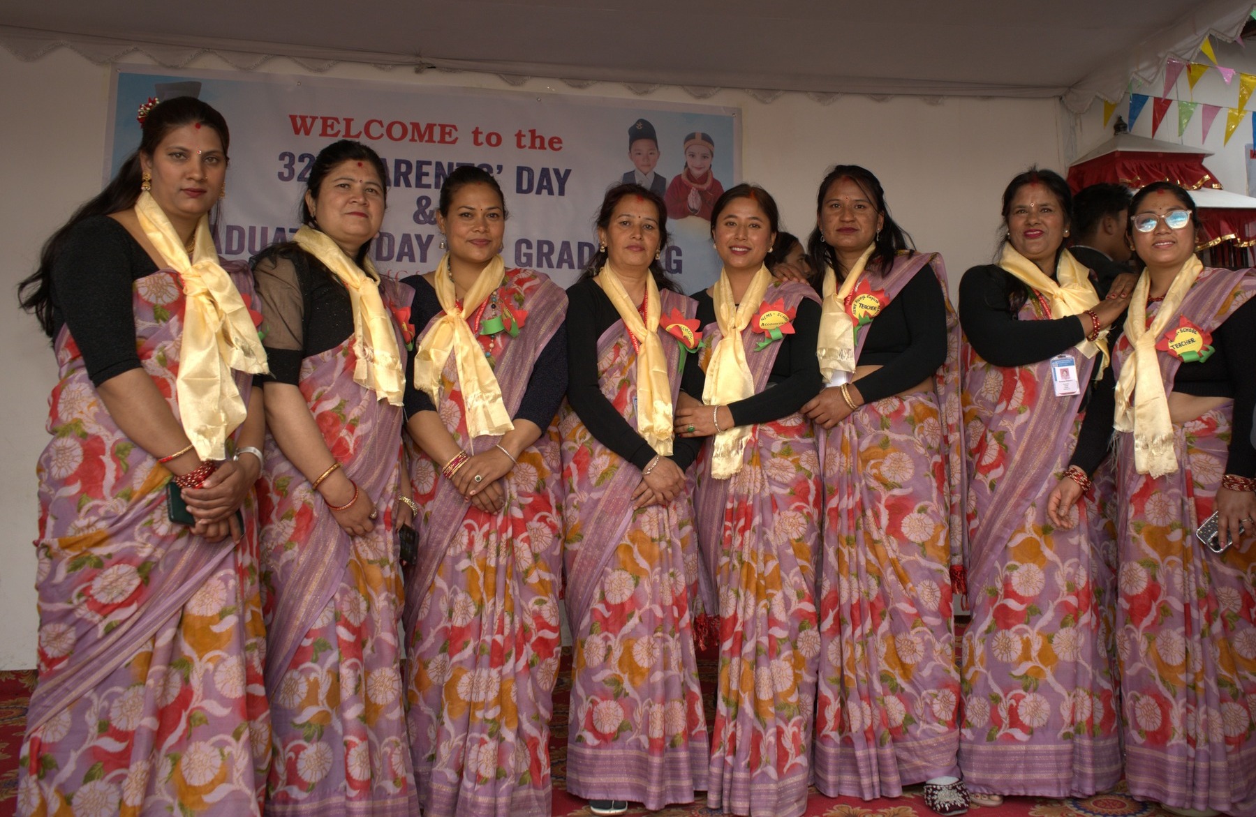 Nawakunja teachers at the Parents Day celebration
